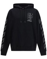 Off-White c/o Virgil Abloh - Black Cotton Sweatshirt - L - Lyst