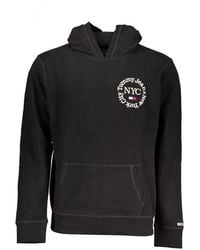 Tommy Hilfiger - Black Cotton Men Sweater - Lyst