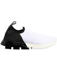 Dolce & Gabbana - Sorrento Slip On Sneaker White/black - Lyst