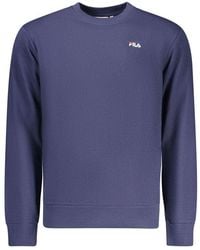 Fila - Blue Organic Cotton Men's Sweatshirt - Lyst