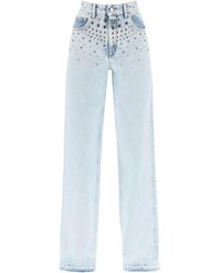 Alessandra Rich - Jeans With Studs - Lyst