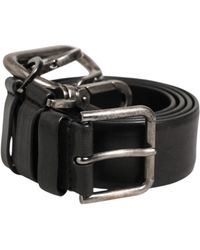Dolce & Gabbana - Leather Belt Buckle - Lyst