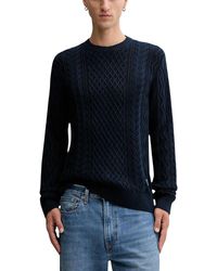 Tommy Hilfiger - Blue Recycled Cotton Sweatshirt - Lyst