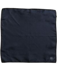 Dolce & Gabbana - Blue Dg Crown Silk Square Men Foulard Scarf - Lyst