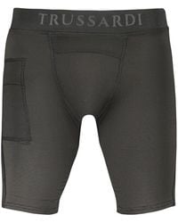 Trussardi - Black Polyester Men's Workout Legging - Lyst