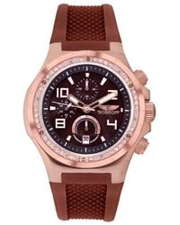 Bobroff - Brown Rubber Watch - Lyst
