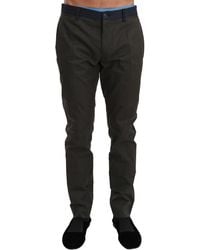 Dolce & Gabbana - Stripes Trouser Cotton Pants - Lyst