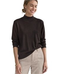 Street One - Brown Viscose Turtleneck - Lyst