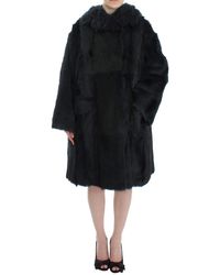 Dolce & Gabbana - Exquisite Shearling Coat Jacket - Lyst