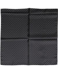 Dolce & Gabbana - Polka Dot Silk Square Foulard Scarf - Lyst