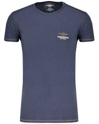 Aeronautica Militare - Blue Cotton Men's Underwear T - Lyst