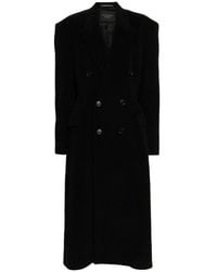 Balenciaga - Cashmere And Wool Cinched Coat - Lyst