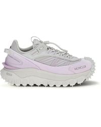 Moncler - Purple Polyester Athletic Sneakers - Lyst