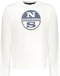North Sails - White Cotton Men's Sweatshirt - Lyst
