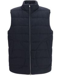 Herno - Wool-Blend Vest - Lyst