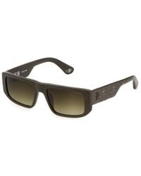 Police - Green Acetate Sunglasses - Lyst