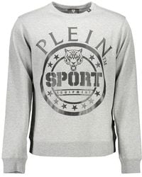Philipp Plein - Grigio Cotton Sweatshirt - Lyst