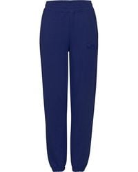 Fila - Blue Cotton Joggers (workout Pants) - Lyst