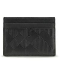 Burberry - Calf Leather Bos Taurus Wallet - Lyst