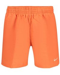 Nike - Orange Polyester Men's Swimwear Shorts - Lyst