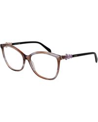 PUCCI - Brown Plastic Glasses (frames) - Lyst