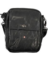 Aeronautica Militare - Sleek Leather Shoulder Bag - Lyst