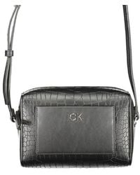Calvin Klein - Black Polyester Shoulder Bag - Lyst