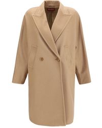 Max Mara - Beige Wool Oves Aries Coat - Lyst