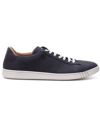 Bally - Blue Leather Sneakers - Lyst