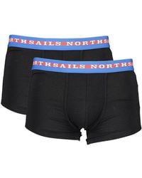 North Sails - Black Cotton Underwear - Lyst