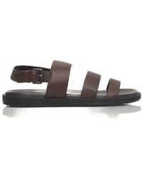 Cerruti 1881 - Brown Cowhide Men Sandal - Lyst