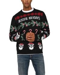 Only & Sons - Black Marabou Sweatshirt - Lyst
