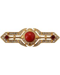 Dolce & Gabbana - Elegant-Plated Brooch Pin - Lyst