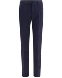 PT Torino - Blue Elastane Casual Pants - Lyst