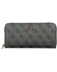 Guess - Black Polyurethane S Wallet - Lyst