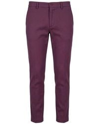 Trussardi - Red Cotton Men Pants - Lyst