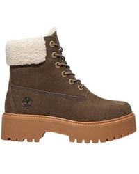 Timberland - Brown Recycled Leather Lace - Lyst