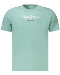 Pepe Jeans - Azzurro Cotton Men's T - Lyst