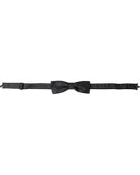 Dolce & Gabbana - Polka Dot Silk Adjustable Neck Papillon Bow Tie - Lyst