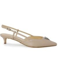 Guess - Beige Polyester High Heel Pumps - Lyst
