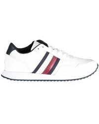 Tommy Hilfiger - White Polyester Sneaker - Lyst