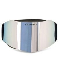 Balenciaga - Silver Polyamide Sunglasses - Lyst