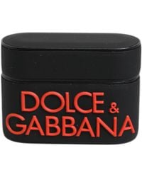 Dolce & Gabbana - Silicone Embossed Logo Airpods Case - Lyst