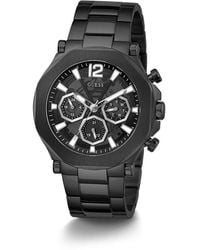 Guess - Black Stainless Steel Stainless Steel Watch - Lyst