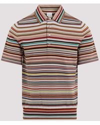 Paul Smith - Multi Colored Organic Cotton Polo Shirt - Lyst