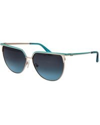 Guess - Gold Metal Sunglasses - Lyst