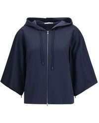 Max Mara - Blue Polyamide Sweatshirt - Lyst