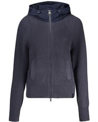North Sails - Blu Polyester Cardigan - Lyst