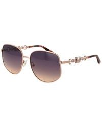 MARCIANO BY GUESS - Rose Gold Metal Sunglasses - Lyst