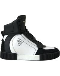 Dolce & Gabbana - Leather Miami High Top Sneakers Shoes - Lyst